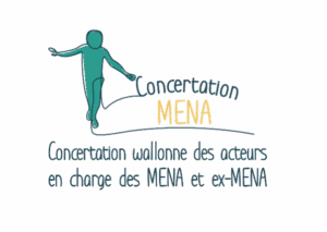 Logo de la concertation avec un enfant qui tend la main